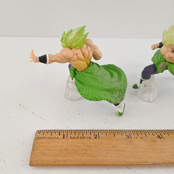 Dragon Ball Super Broly Mini Figures Set of 2 w/ Stands Anime Collectibles - Picture 8 of 8